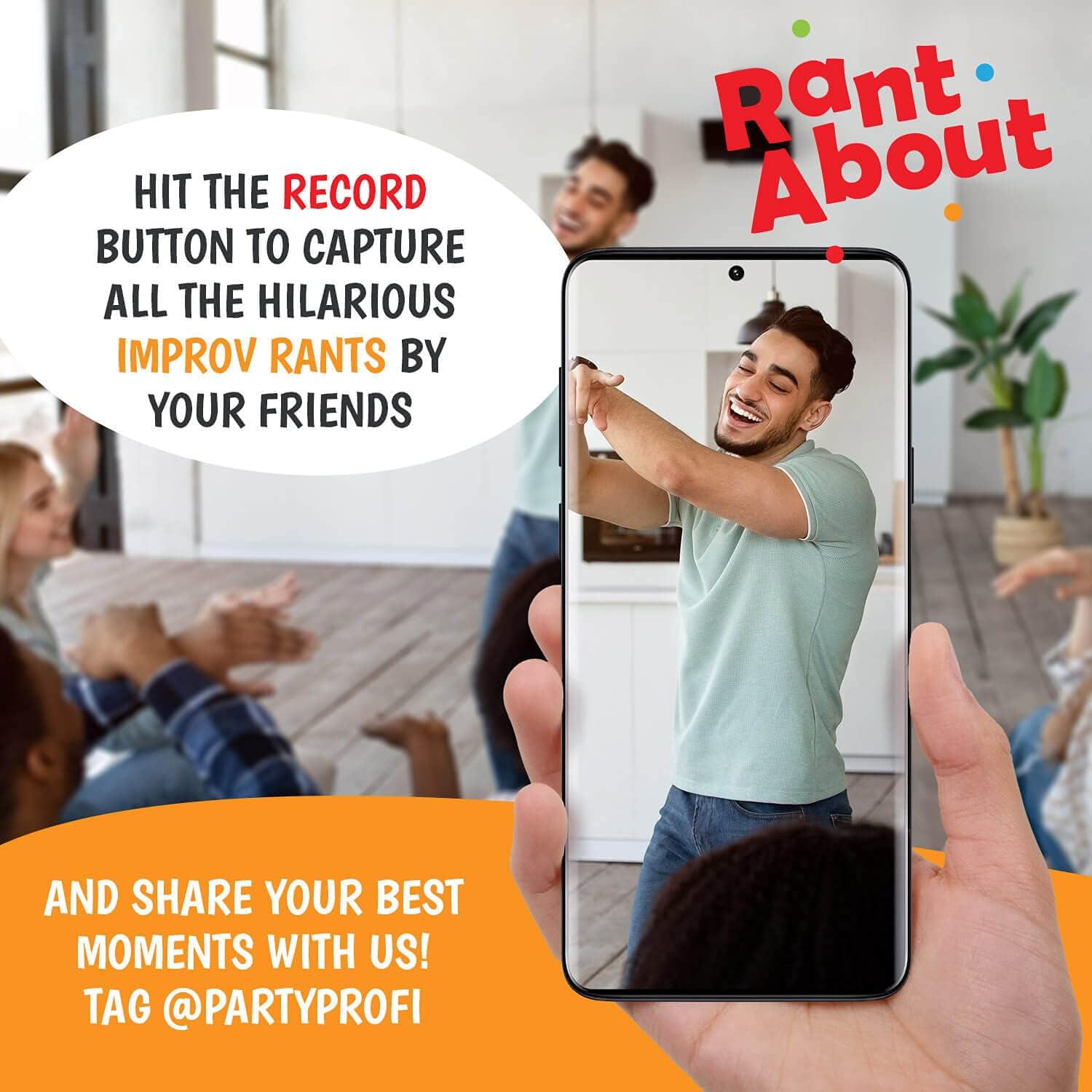 Rant About Adult Party Games - Outrageously Funny Improv Style Card Game for Hilarious Adult Party Game Night
