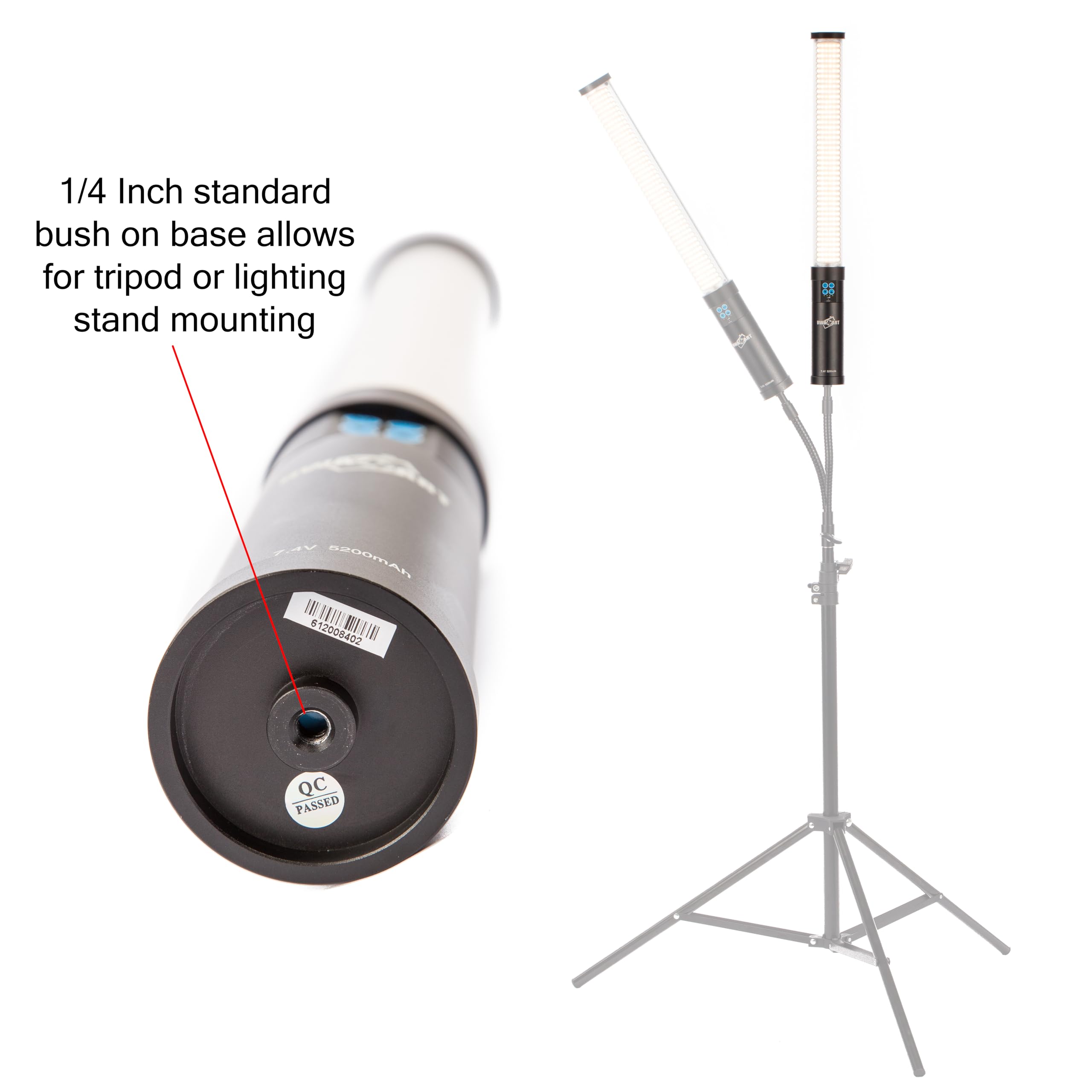 516AS Handheld Rod Mutil-Color 516 pcs Photo Vidéo Remplir Ampoules LED Light Studio