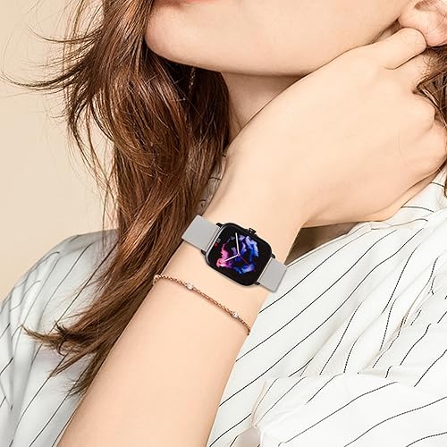 Miniatura 6 de Paquete de 3 correas de silicona compatibles con Amazfit GTS 4GTS 4 MiniGTS 3GTS 2GTS 2eGTS 2 miniGTS, correa de repuesto deportiva suave de 0.787
