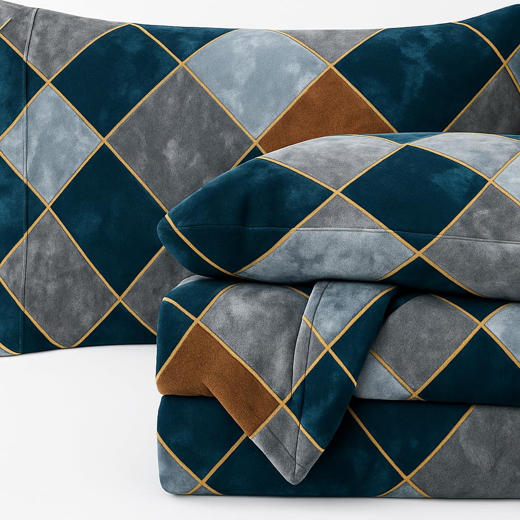 Luxury Winter Bedsheet - Soft Flannel Velvet -8