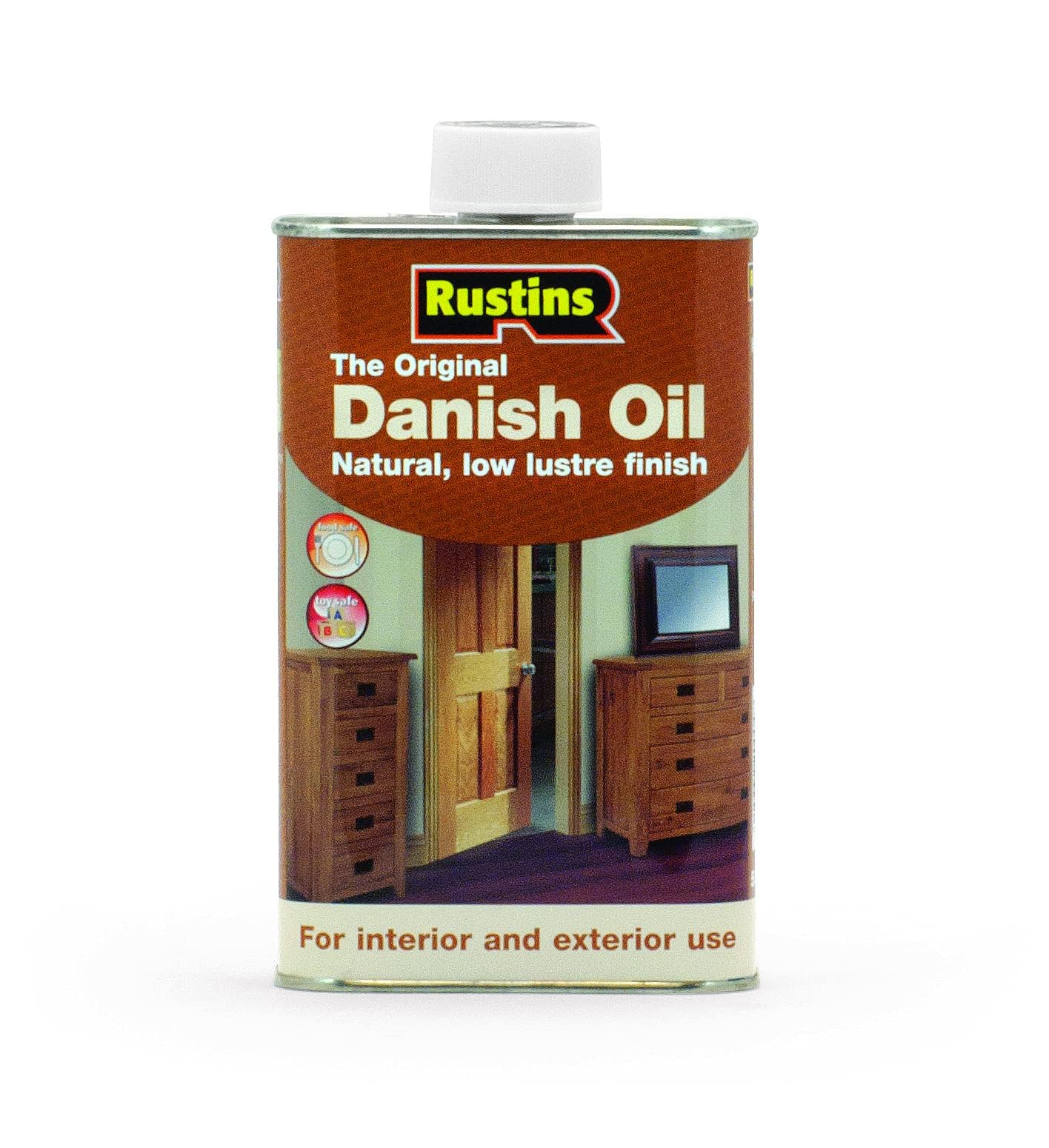 Original Danish Oil 500ml- Rich, Natural Glow - Enhances Wood Grain Beautifully, Professional-Grade Finish, Easy DIY Application