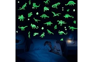 Glow in the Dark Dinosaur Wall Stickers for Kids
