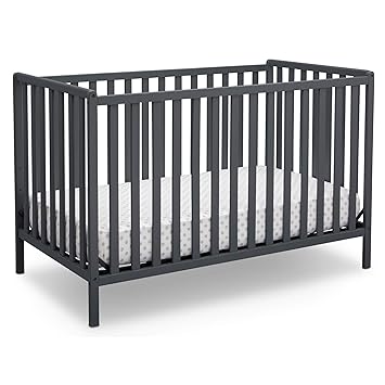 dark gray crib