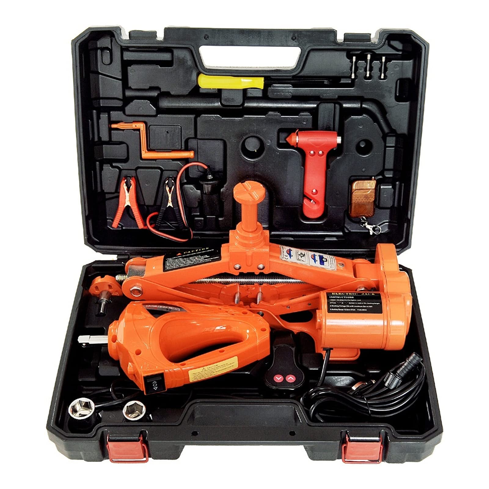 Trailer Jack, 12V Car Electric Jack Wrench Set, Pot, Tool, Tire Change,