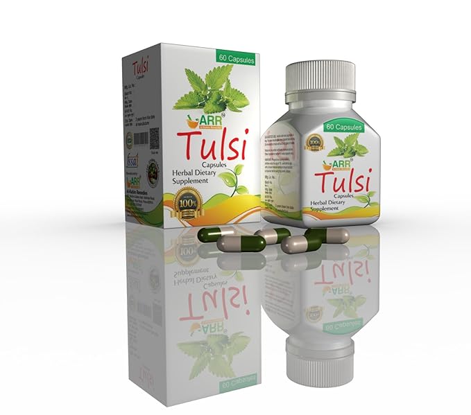 Al rahim remedies TULSI 30 VEG CAPS 500mg For Unisex