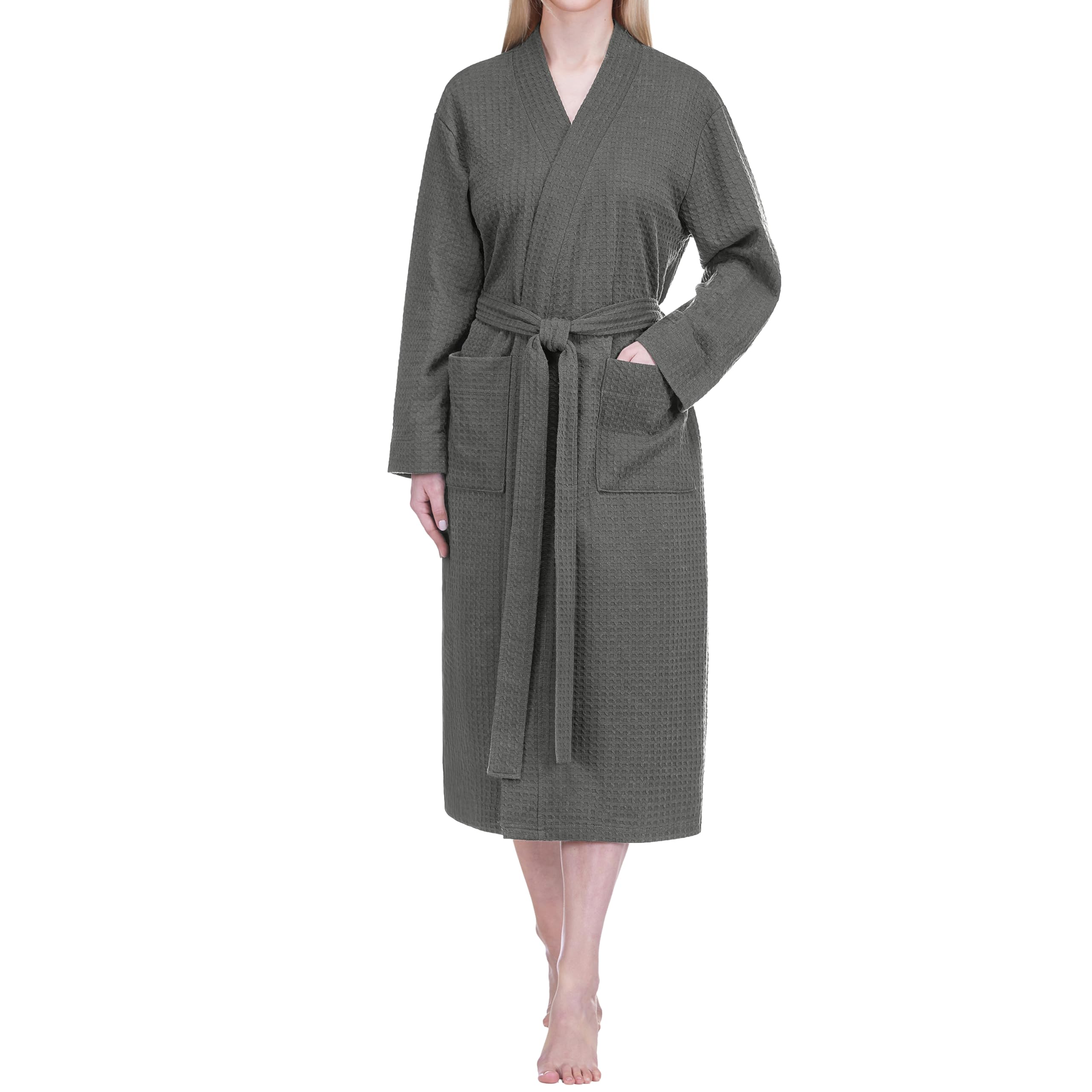 PAVILIA Women Waffle Knit Robe