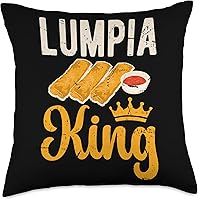 Vista 1 de Lumpia King Lumpia Maker Lumpia Lover Filipino Lumpia Throw Pillow