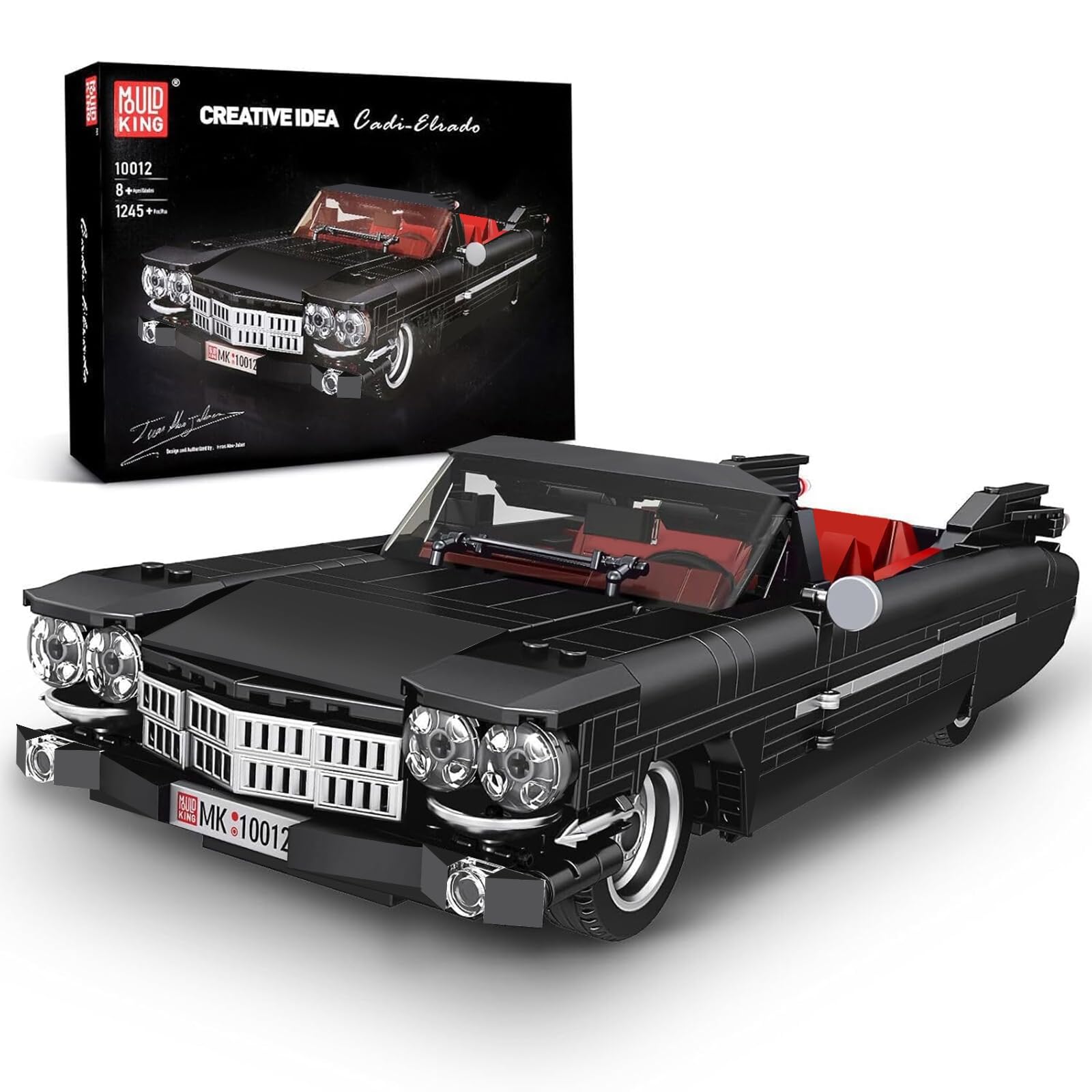 Mould KingSports Car Building Block Kits, MOC Racing Model Building Sets, Convertible Gifts for Kids Age 8+/Adults Collections Enthusiasts - 1,245 Pieces