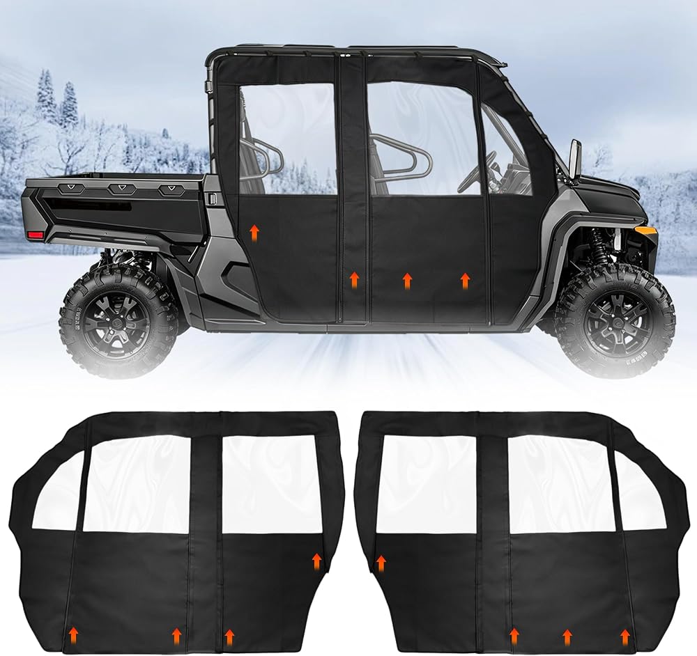 QYMOTO CFMOTO Uforce 1000 XL 도어, Uforce 800 XL 2025용 업그레이드 지퍼 — 사진 1