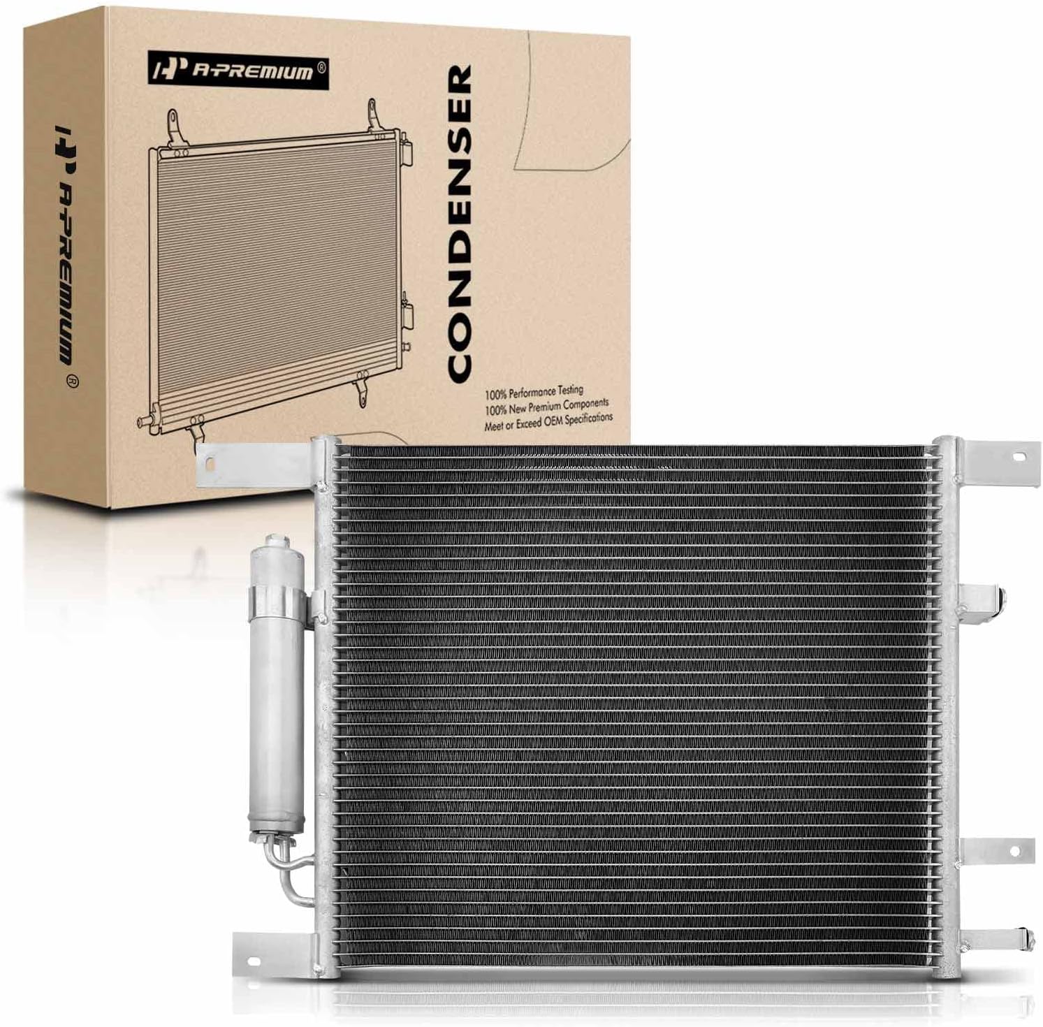 A-Premium AC Condenser Replacement for Condenser Nissan Versa 2012-2018 Versa Note 2014-2019 2013-2017