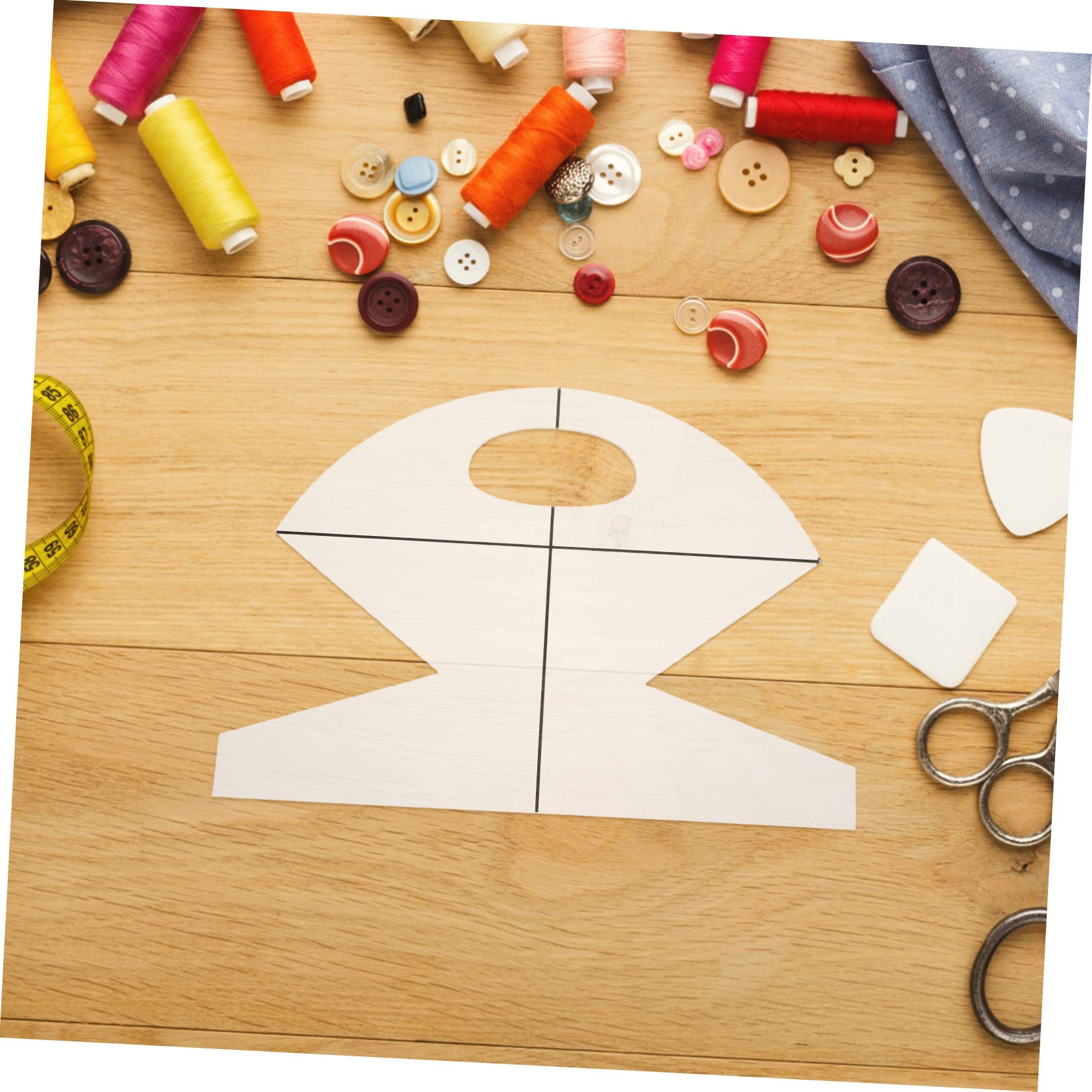 Righello Patchwork in Acrilico per Cucire, Modello 1 Pz | Realizzare Cookie Basket Bag, Resistente All'usura e Durevole, Sagoma Precisa per Taglio e Progetto