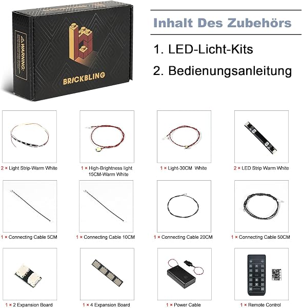BrickBling Kit d'éclairage LED compatible avec Lego Book Nook : Poudlard Express 76450 (pas de modèle), avec télécommande, jouet créatif - 5