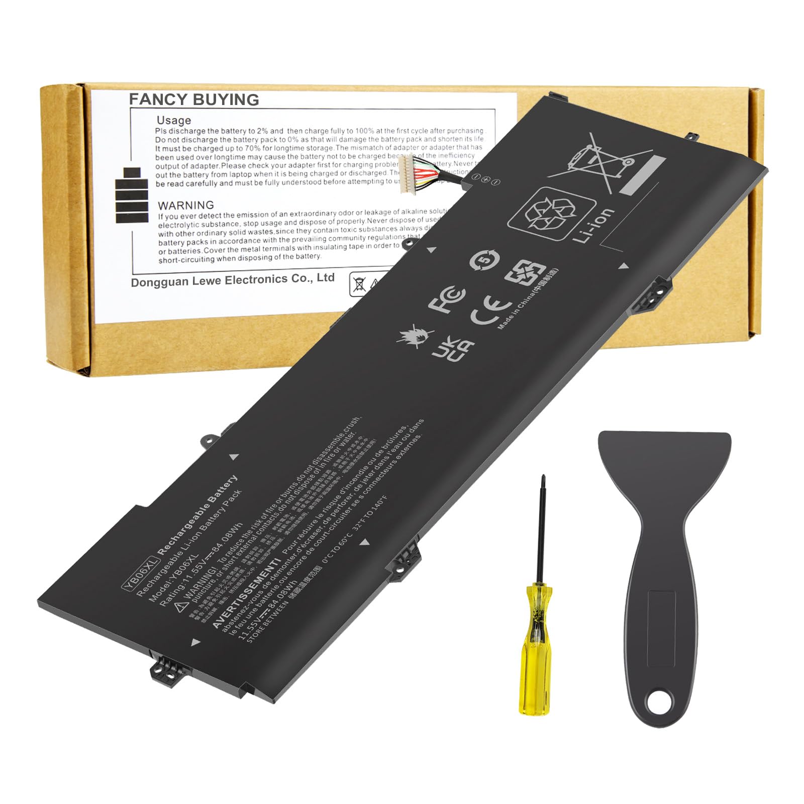 Amazon.com: YB06XL 928427-271 928372-855 Laptop Battery for HP