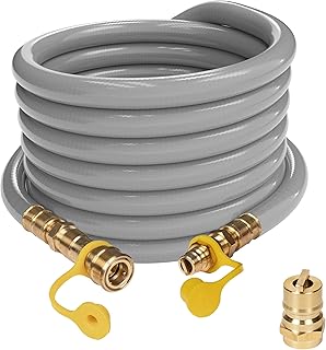 Westinghouse 25-Foot Natural Gas Hose with Adapter, 3/4-Inch Diameter, For Westinghouse Tri Fuel Generators
