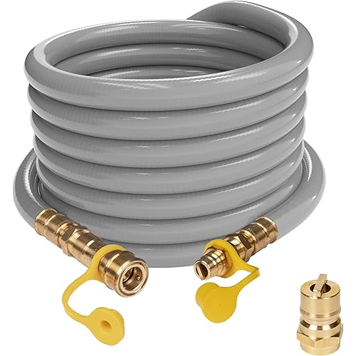 Westinghouse 25-Foot Natural Gas Hose with Adapter, 3/4-Inch Diameter, For Westinghouse Tri Fuel Generators