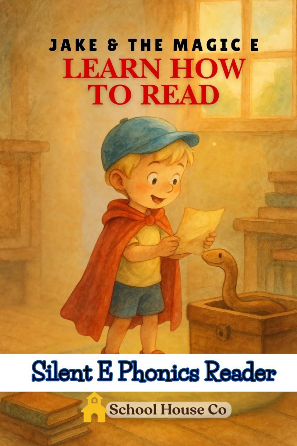 Jake and the Magic E: Learn How to Read for kindergarten/first grade, with Phonics Rules: A CVC to CVCe Decodable Early Reader Focused on Silent E (Magic E) (Learn to Read - Level 2)