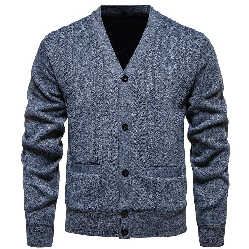 Cárdigan de punto para hombre despídete de la rigidez con este estilo suelto 2