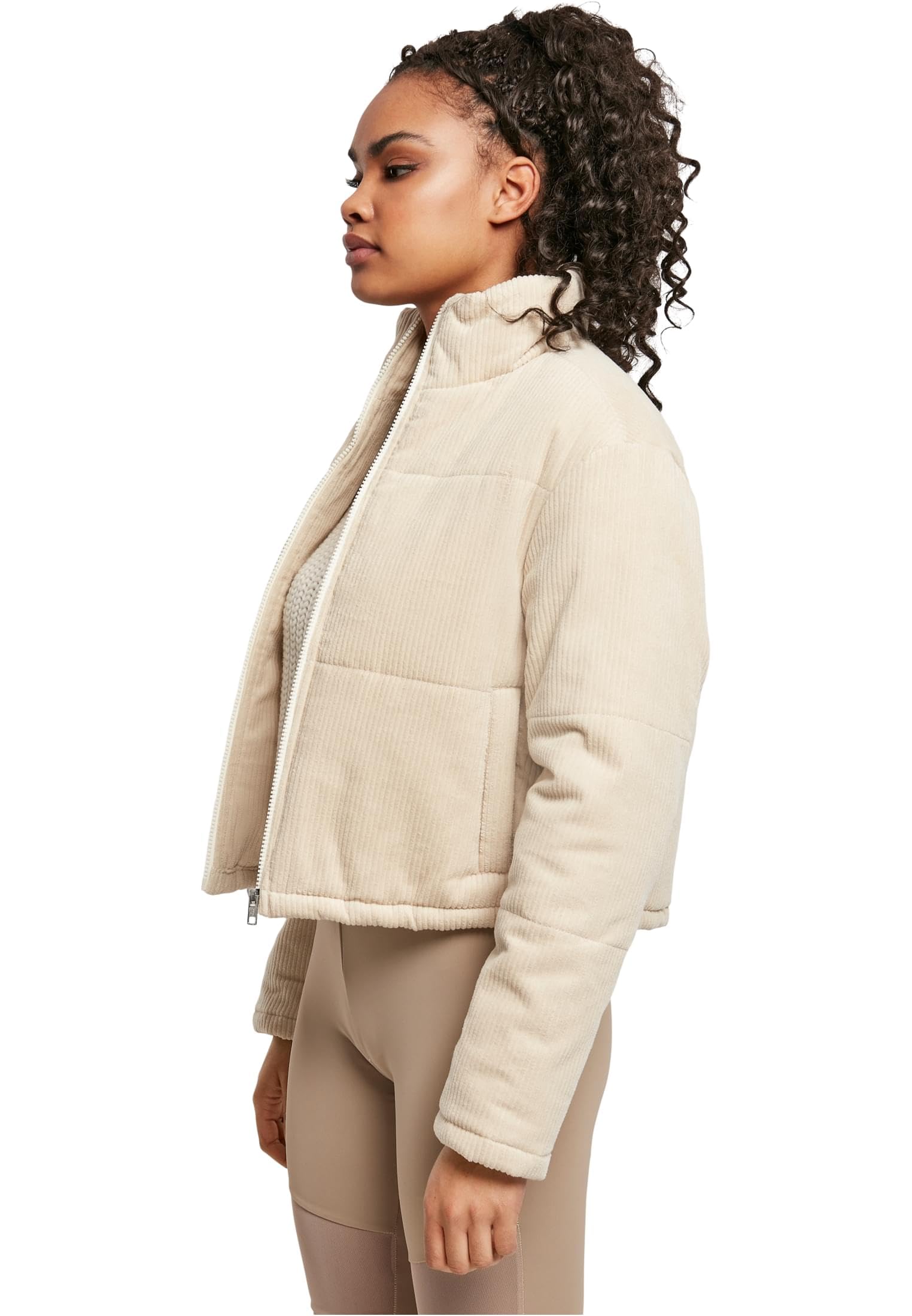 Urban Classics Ladies Corduroy Puffer Jacket Chaqueta de videojuegos Mujer