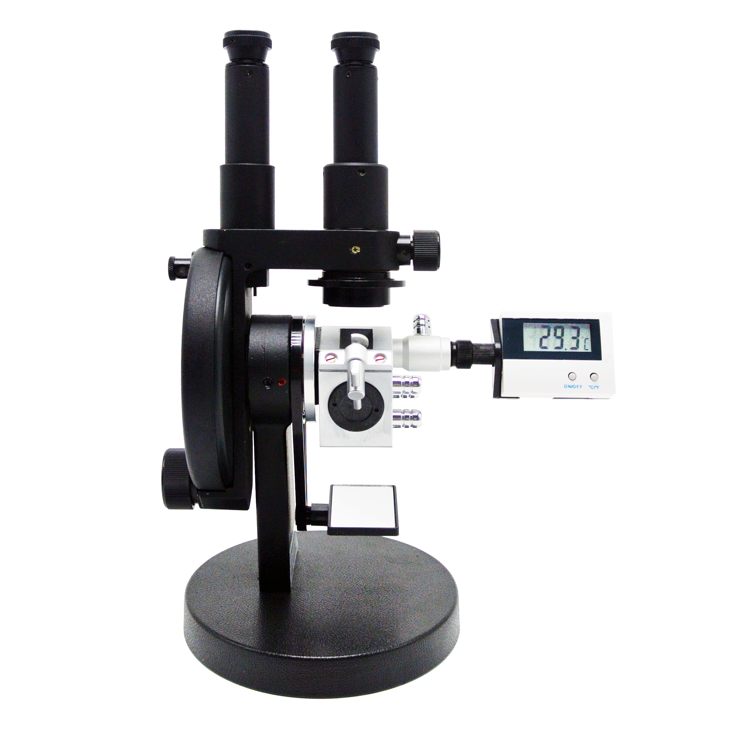 Abbe Refraktometer Fernglas Refraktometer Fernglas Abbe Refraktometer mit 1.3000-1.7000nd 0-95% Brix Genauigkeit ±0.0003 Messung des Brechungsindex Nd Digitale Anzeige der Temperatur