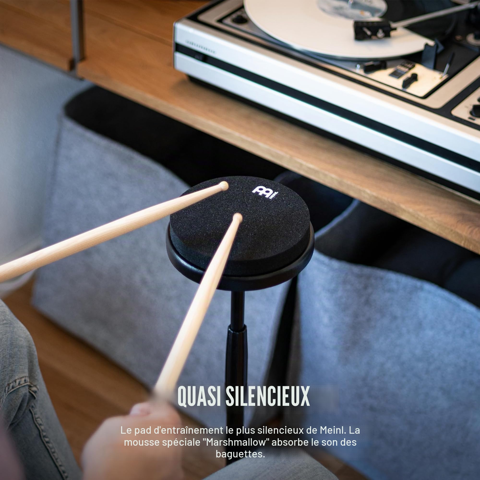 Meinl 6" Marshmallow Pad Black Base