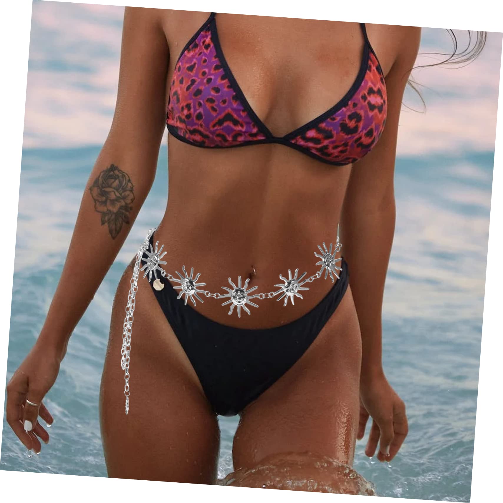 SHERCHPRY Unique Metal Punk Belt Chain Women's Fashion Waist Chain Elegant Waist Band Great for Daily Use or Special Occasions