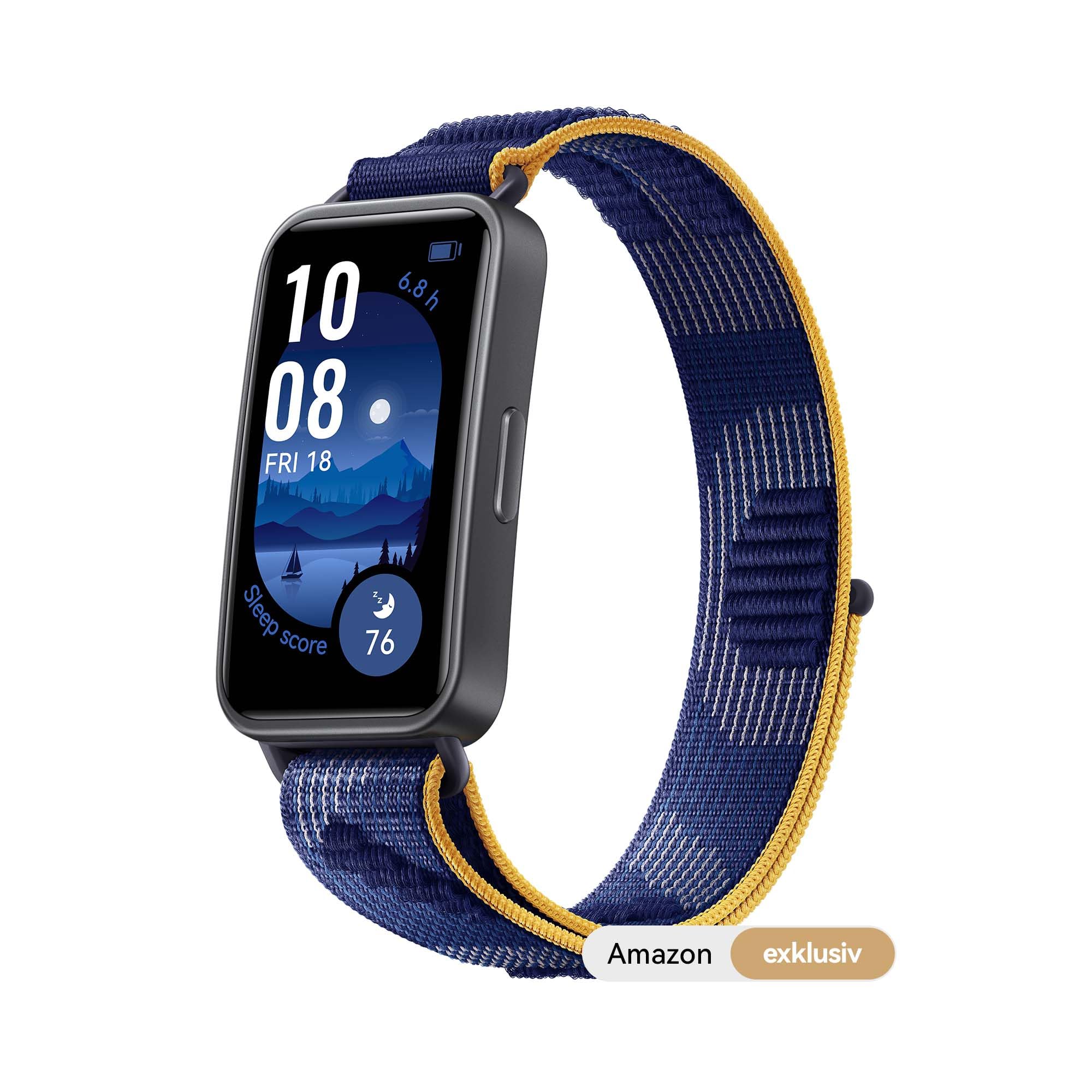 HUAWEI Band 9 Smartwatch, TruSleep 4.0, wissenschaftliche Schlafüberwachung, bis zu 14 Tage Akkulaufzeit, 100 Trainingsmodi, iOS & Android, Blau, 30 Monate Garantie
