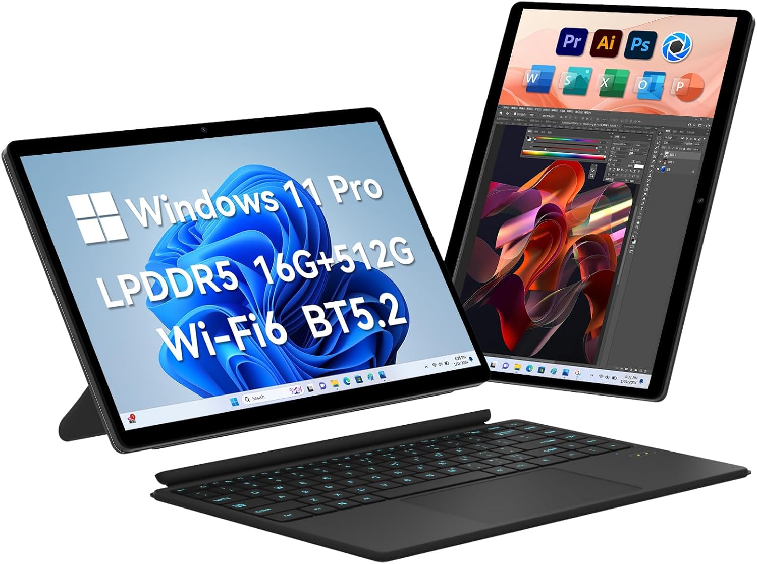 EYY 2 in 1 Laptop/Tablet Computer