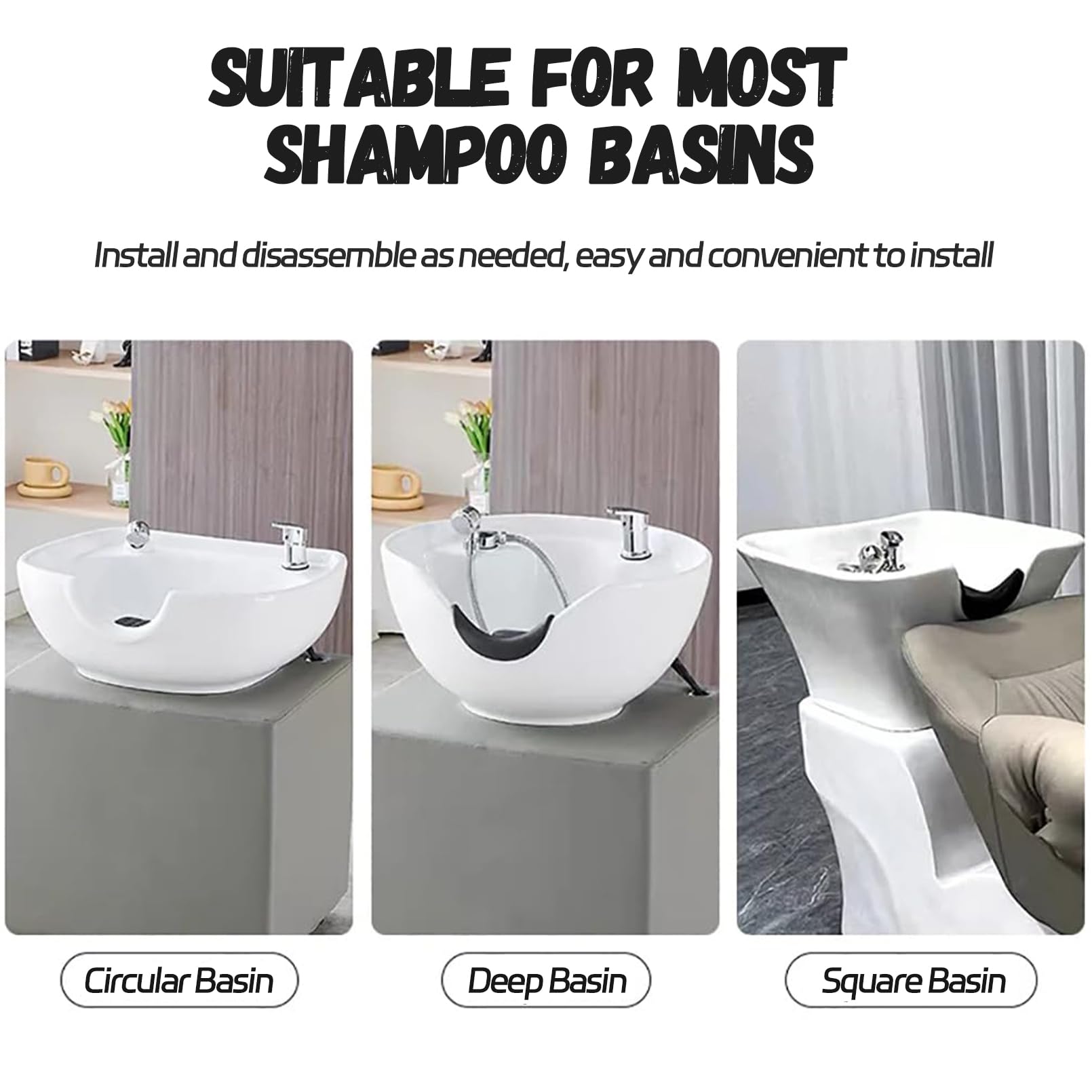 Head SPA Marco de Cascada para Terapia de Agua, Estante Portátil para Circulación de Agua, Diseño de Arco Ajustable de 180 ° para Salón de Belleza, Champú, Tazón, Silla para Fregadero