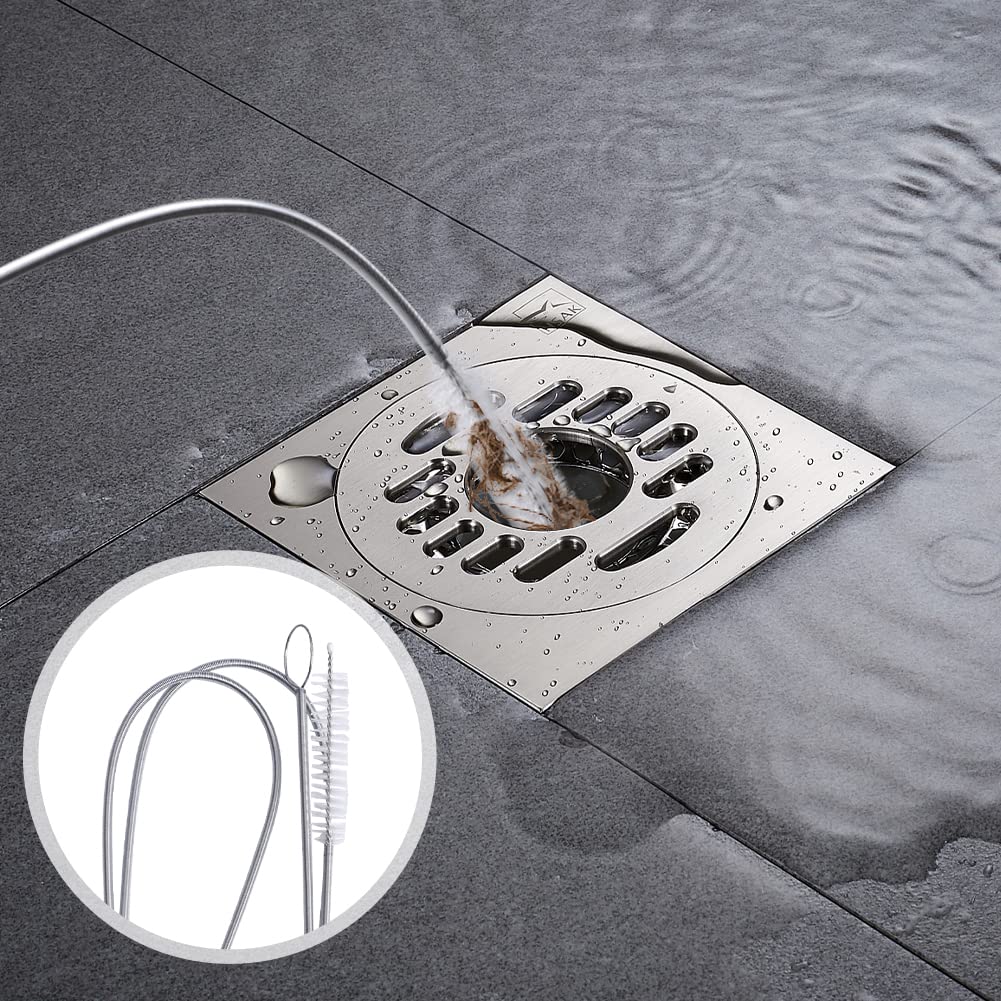 2 Spazzole Flessibili Per Pulizia Frigorifero E Tubi - Lunghezza 150cm, Testina 6cm, Sblocca Scarichi Stretti - Foto 7