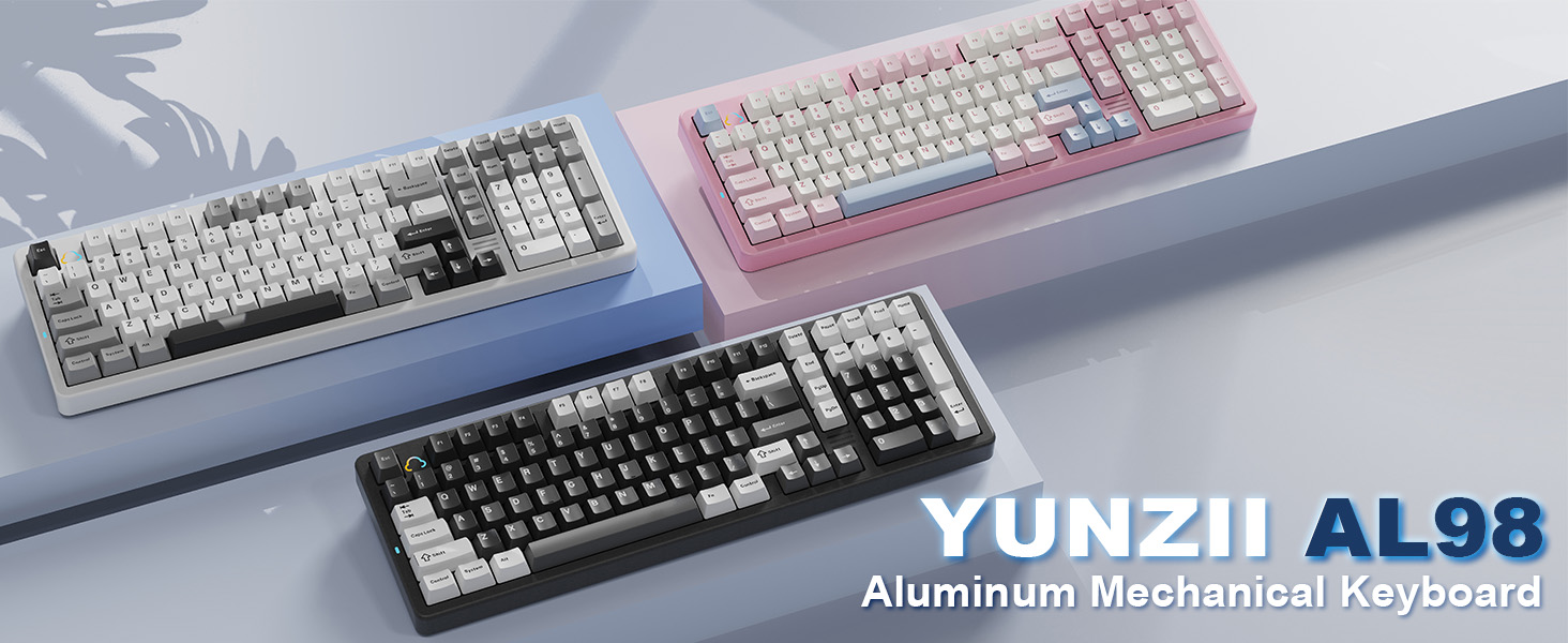 Amazon.com: YUNZII AL98 QMK/VIA Wireless Mechanical Gaming Amazon.com: YUNZII AL98 QMK/VIA Wireless Mechanical Gaming
