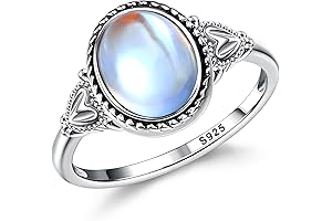 Florideco® Vintage Victorian Mood Rings: Moonstone Magic for Women