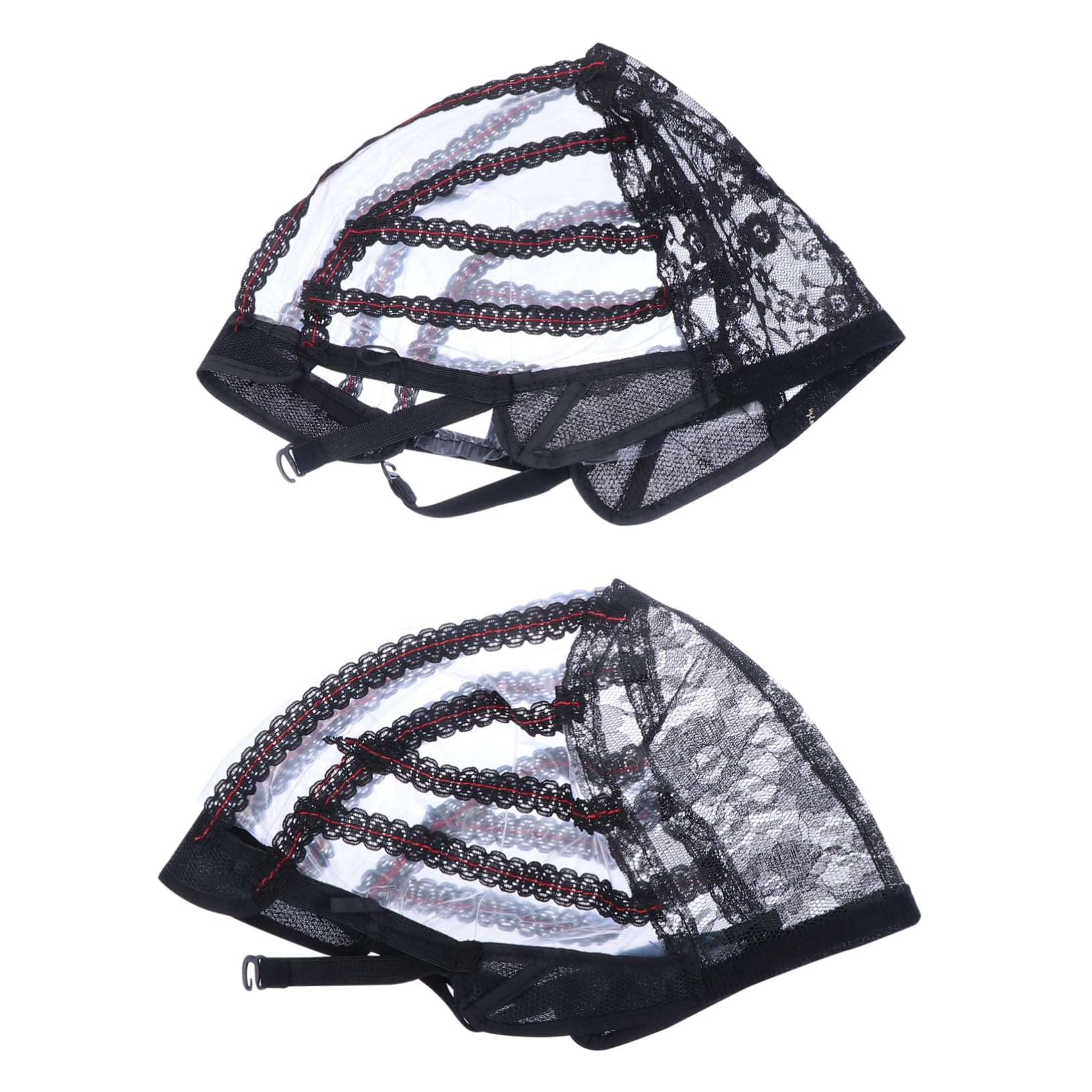 OSOLADY 4Pcs Elastic Mesh Wig Caps for Women and Men Breathable Hairpiece Nets Comfortable Wig Making Cap for Long Hair Durable Stretchy Material