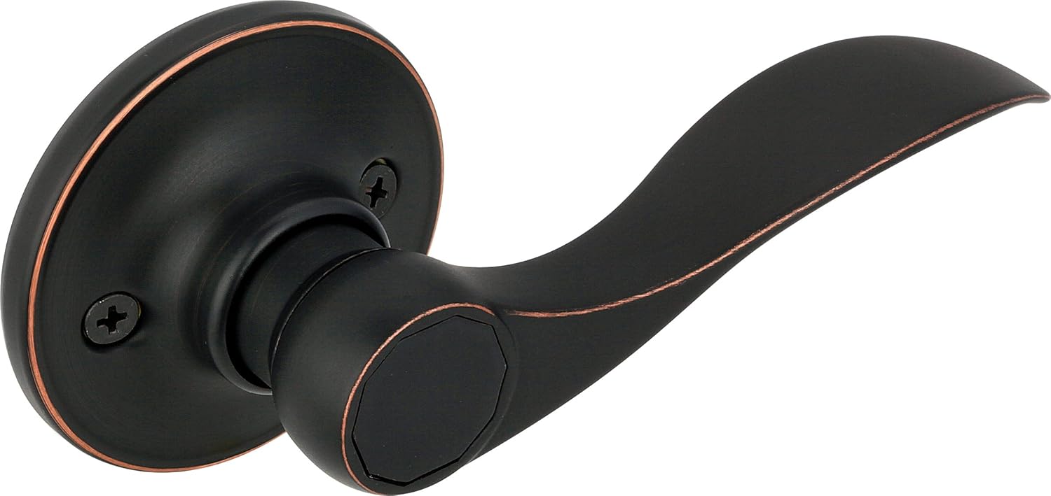 Legend 809153 Wave Style Handle Dummy Leverset, US613 Oil Rubbed Bronze Finish Door Handles