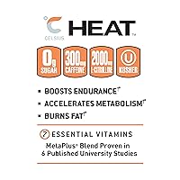 Vista 4 de CELSIUS HEAT - Bebida energética de alto rendimiento, cero azúcar, sabor cereza y lima