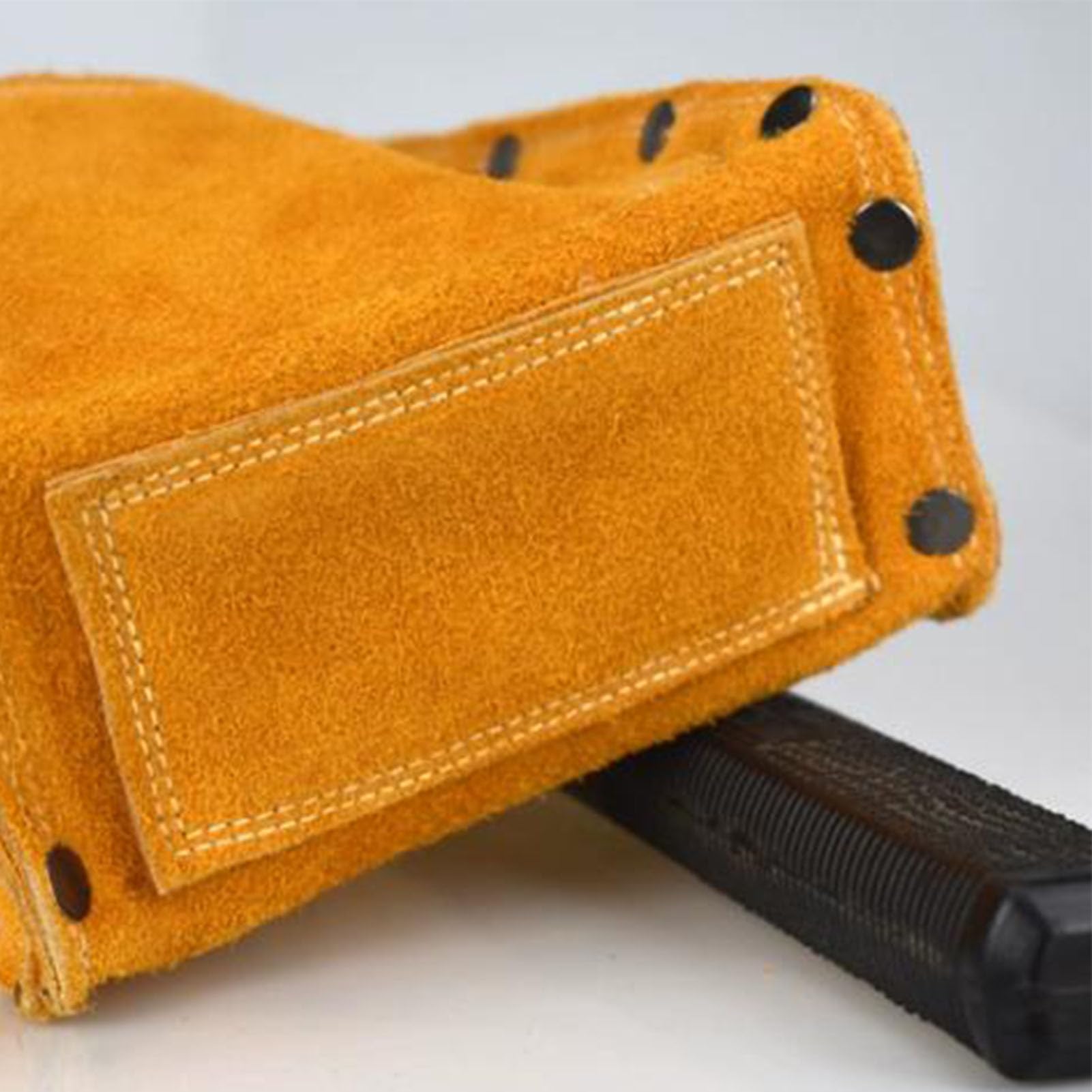 Bolsa de Herramientas de Bolsillo en la Cintura para Carpintero, cinturón de Cuero Duradero para Clavos con diseño Ajustable, Almacenamiento de Gran Capacidad para Herramientas de
