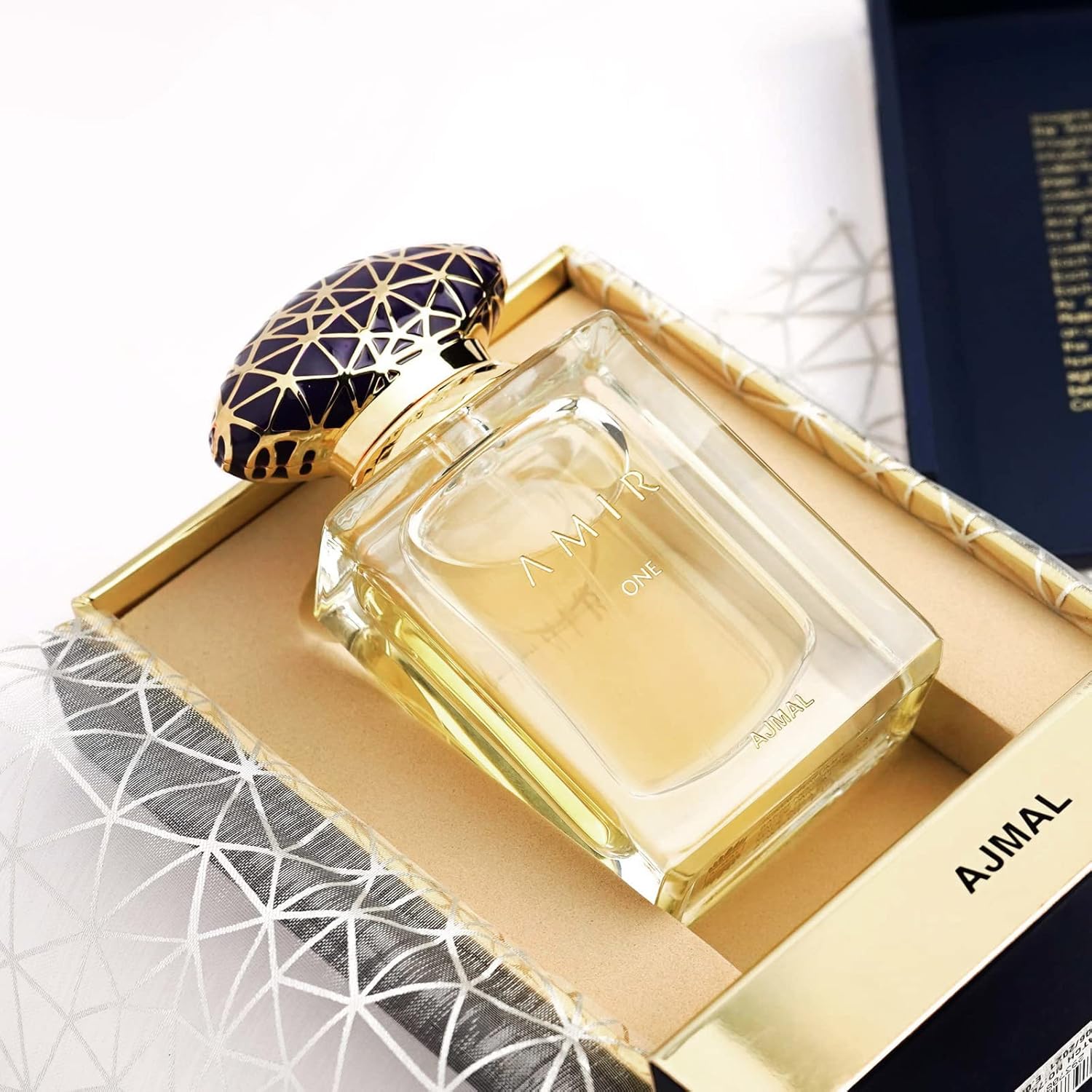 Ajmal Amir One Eau de Parfum 1.7 Fl Oz | Luxury Unisex Perfume from the Amir Series | Floral, Spicy & Ambery Oriental Fragrance with Wood & Oudh | Long-Lasting Arabic Perfume for Men & Women - Image 3