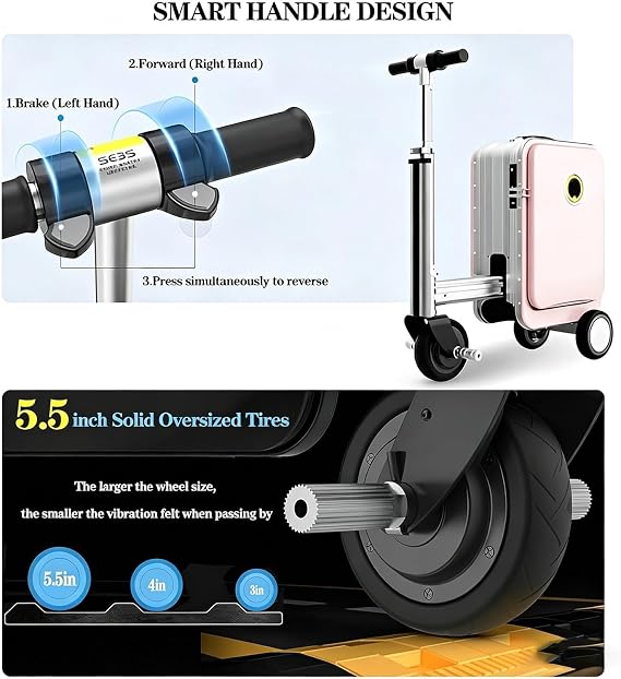 Rideable Suitcase, Electric Rideable Suitcase