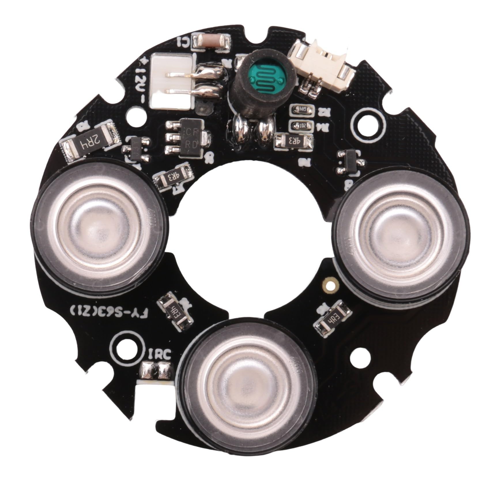 20X 3 Array IR LED Strahler Infrarot 3X IR LED-Platine Fuer CCTV-Kameras Nachtsicht (53mm Durchmesser)