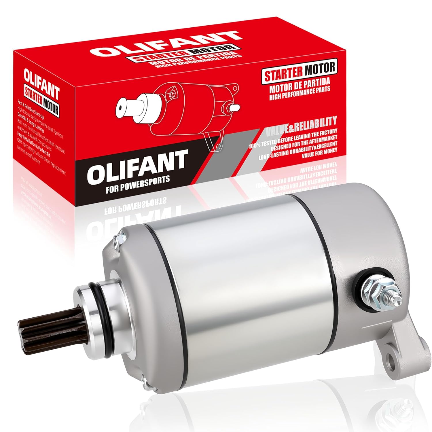 Electrical Starter for Polaris Sportsman 500 325 330 335 425 400 450 Ranger 500 Magnum Trail Boss Big Boss ATP Scrambler Starter HO 1995-2014 3090188 3084981