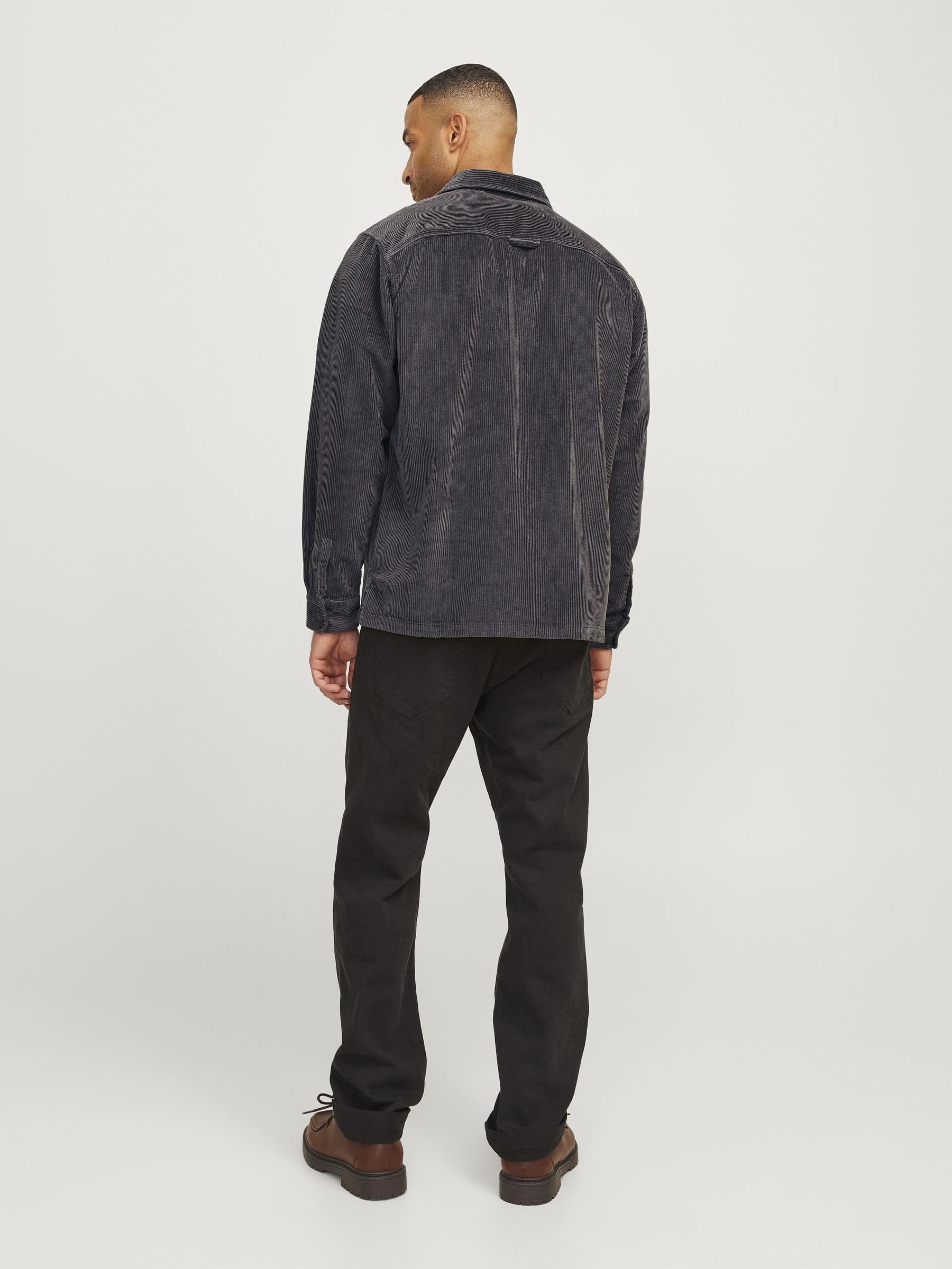 JACK & JONES Rddbrady Overshirt Cord. L/S Noos Camiseta para Hombre