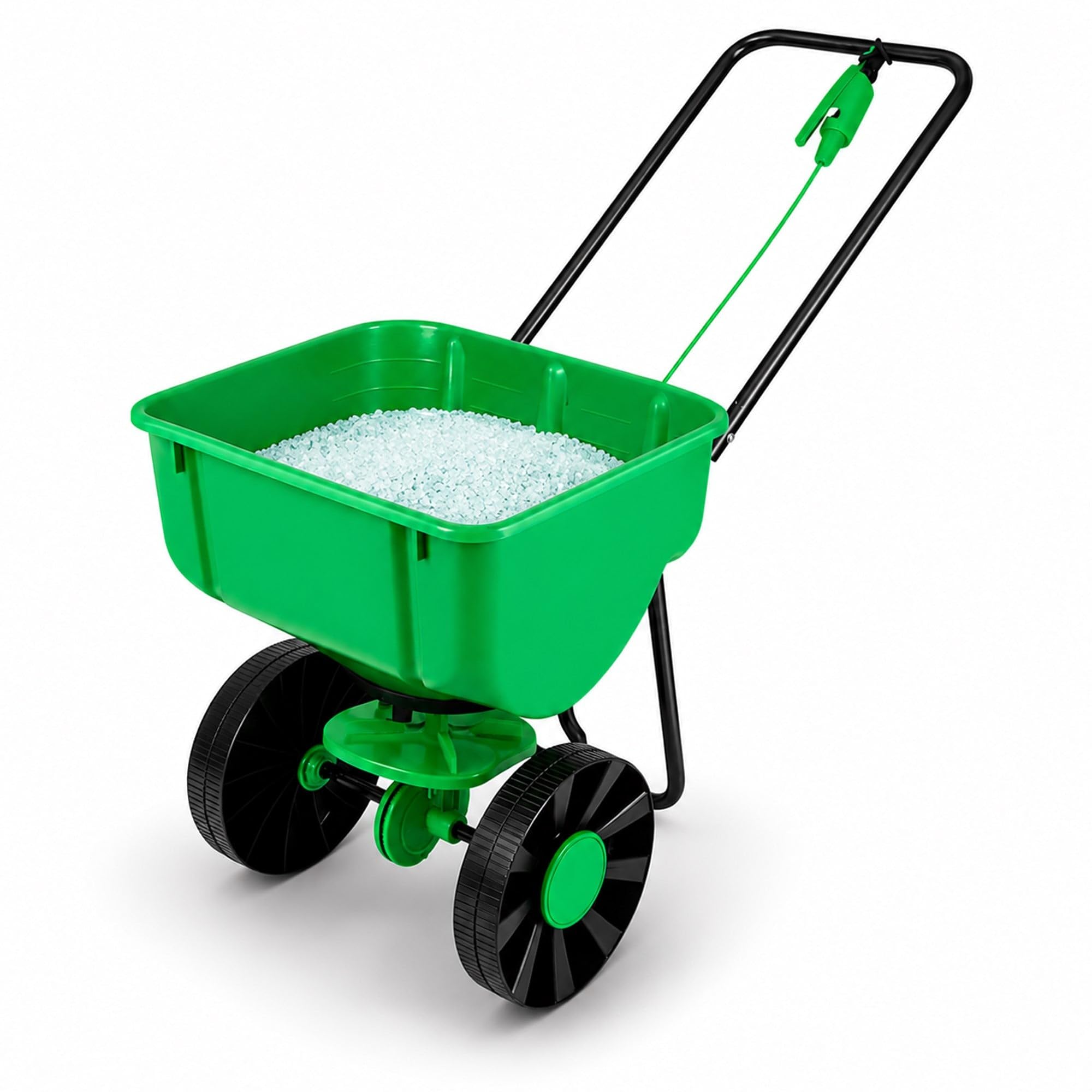 Oypla Heavy Duty Rock Salt Grit Grass Seed Spreader 35KG Capacity