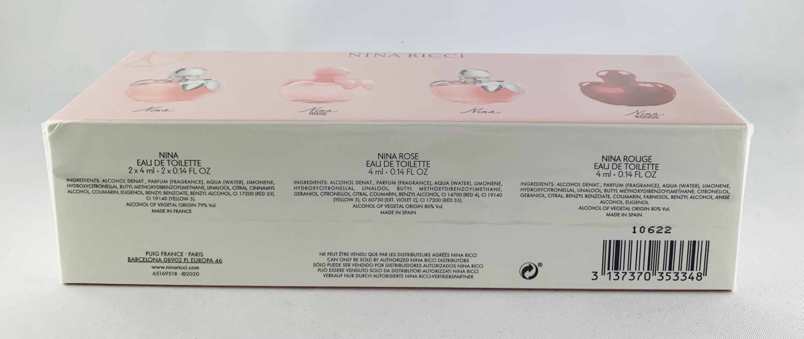 NINA RICCI Nina Miniature-Set (EDT 4x 4 ml)