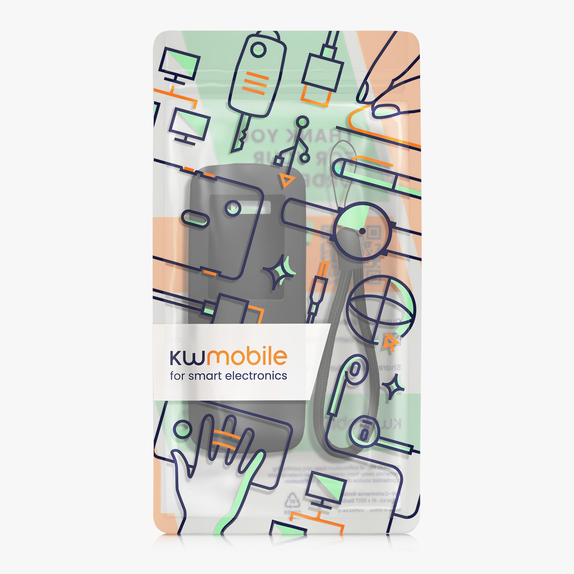 kwmobile Pokrowiec z silikonu na Anker Prime Power Bank 26250mAh 300W - etui na powerbank do stosowania w podróży - torba na powerbank - czarny