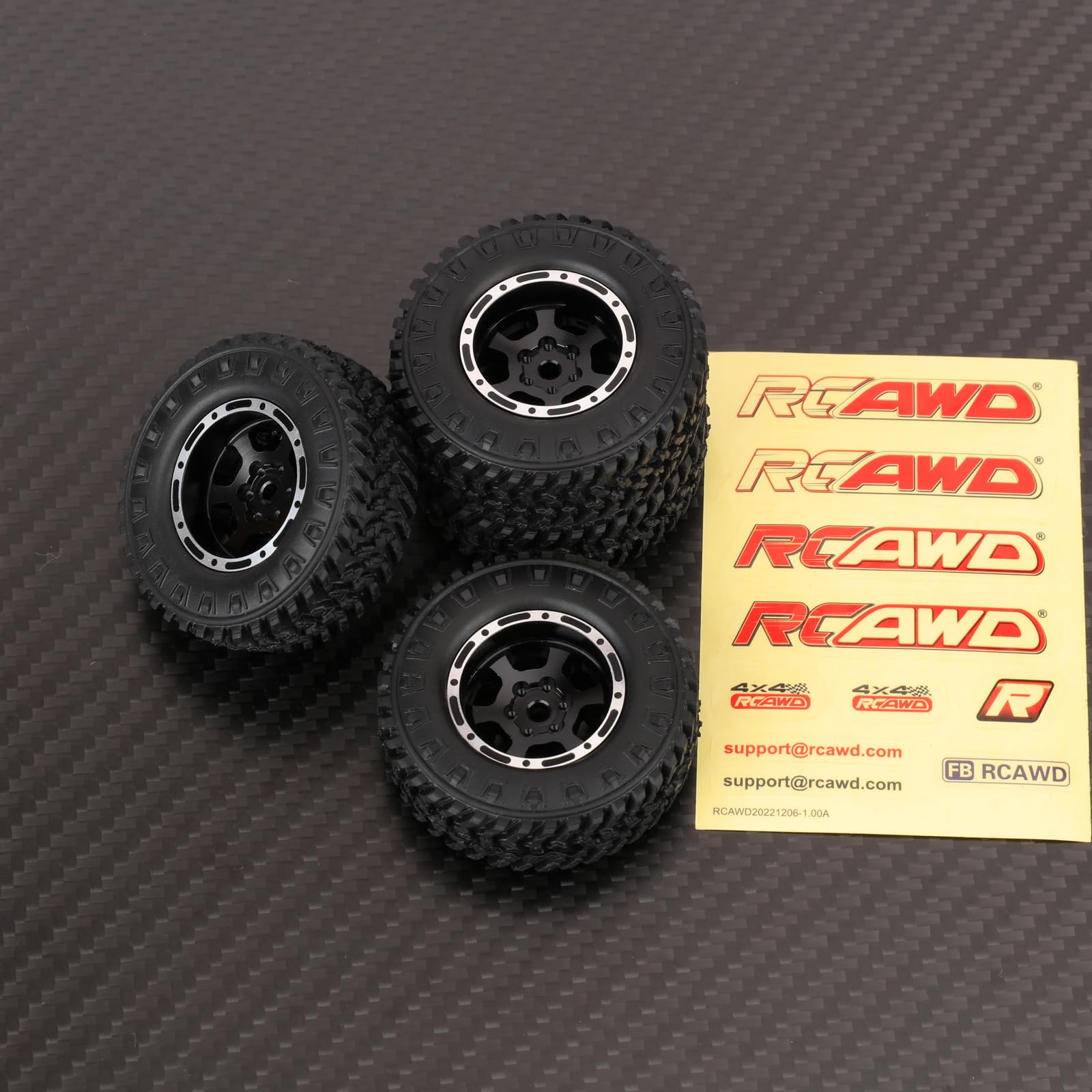 Amazon.com: RCAWD Alloy 1.0 FCX24M Wheel and Tires Rim With