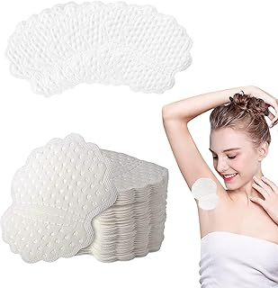 50 Pcs Underarm Sweat Pads, Armpit Sweat Pads for Women And Men Large Self Adhesive Armpit Sweet Pads Shields Pads Disposable Sweat Absorbing Pads Perspiration Pads Sweat Patches Sweet Block