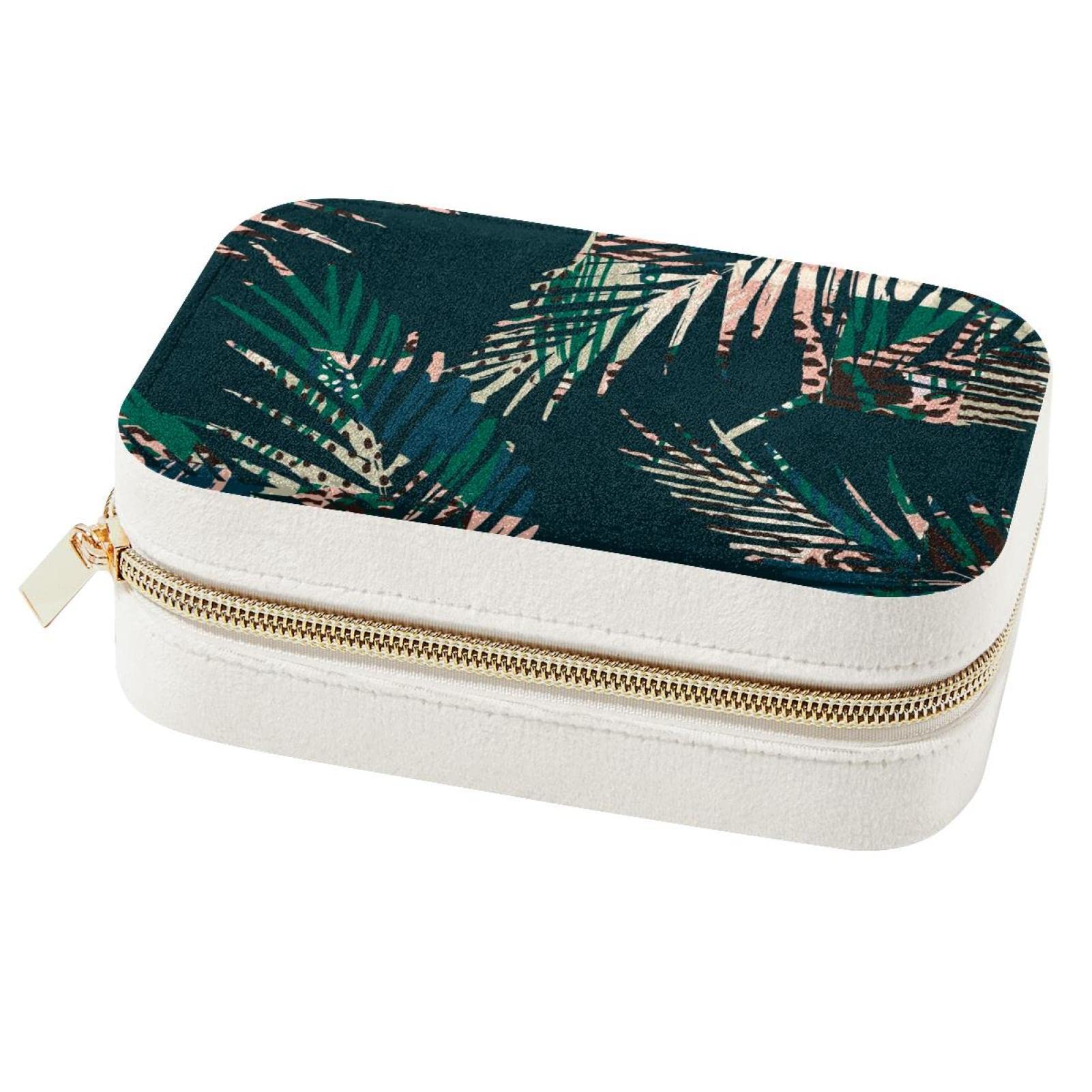 Organiseur de bijoux de voyage original idée cadeau motif tropical
