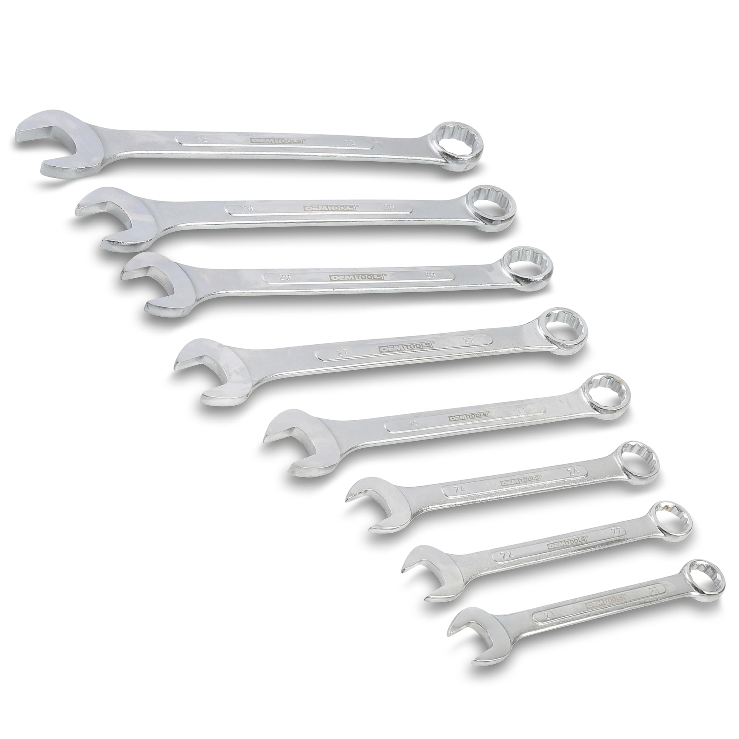 デルかんてー OEMTOOLS Jumbo Combination Wrench Set, 8-Piece Metric, 21