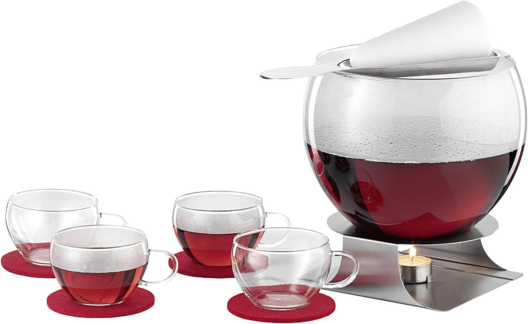 Bohemia Fire Tongs Punch Set, 11 Pieces, 26 x 23 x 23 cm