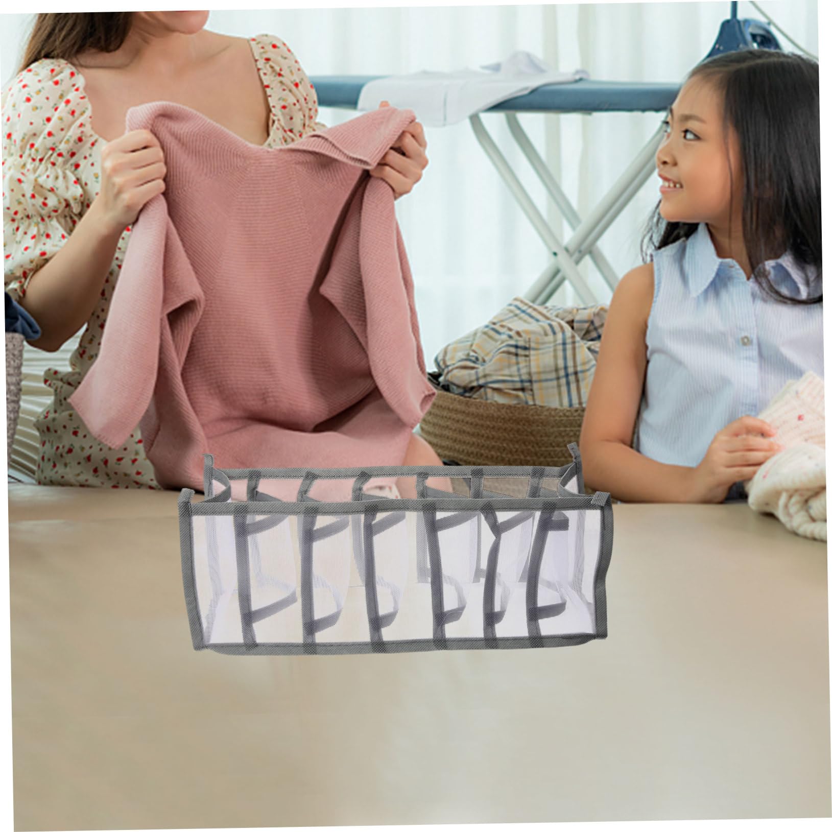 2piezas Cajas Organizadoras De Ropa Divisores Organizadores De Armarios Plegables Para Camisetas y Accesorios Almacenamiento