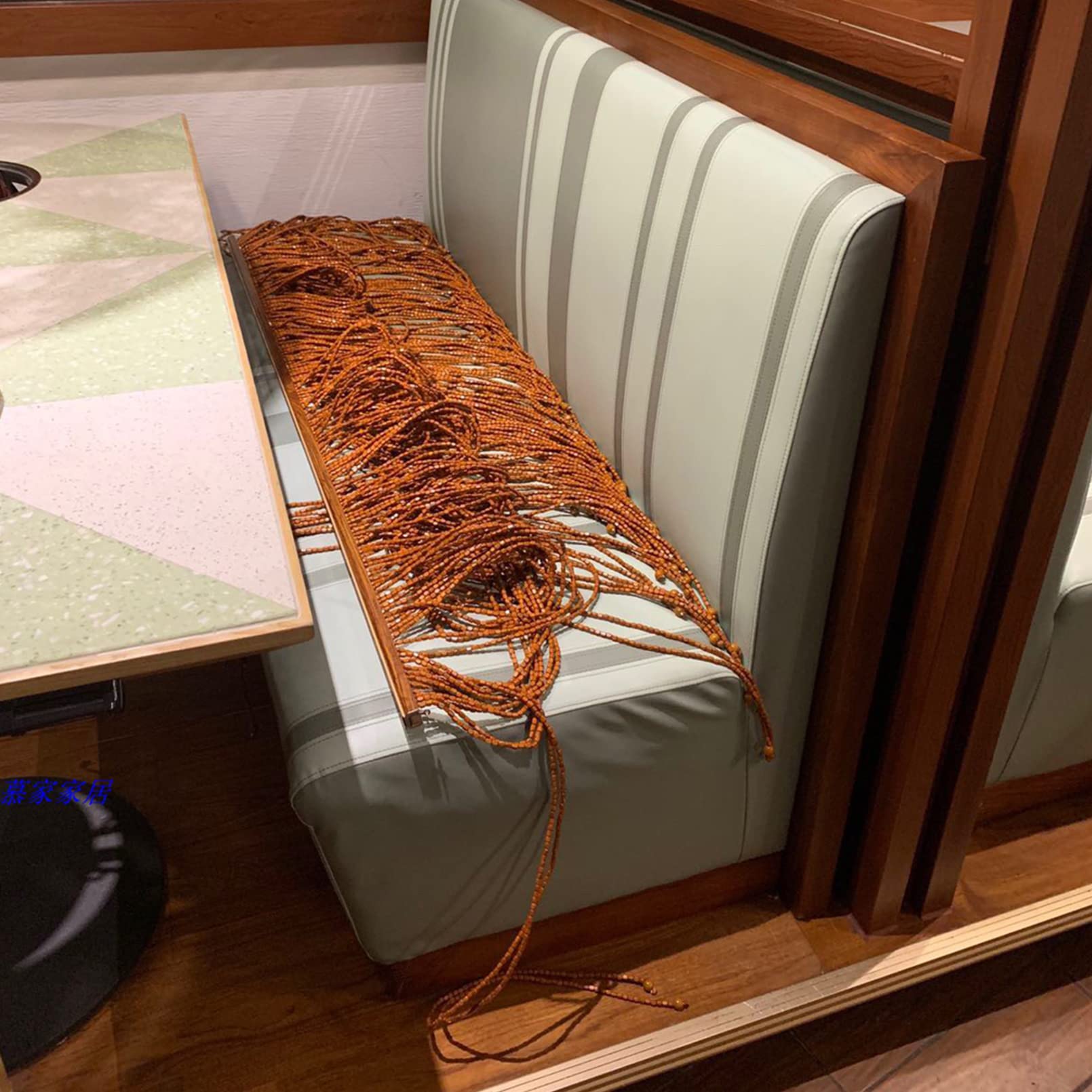 Tenda Con Perline di Bambù,Tende Perline per Porte,Pannelli Divisori, Camera Da Letto Divisori,Decorazioni Murali,per Ingresso,Camera Da Letto,Soggiorno,Personalizzabile (50 strands (50x120cm))